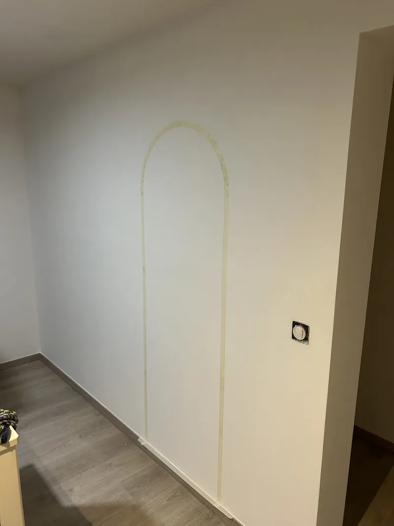 Finitions d’un passage intérieur · vue d’ambiance.